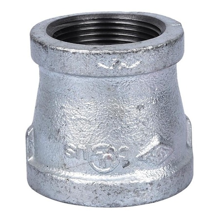 Exclusively Orgill Reducing Pipe Coupling, 112 X 114 In, Threaded, Malleable Steel